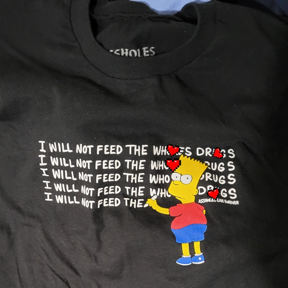 Bart Simpson don't be rude shirt